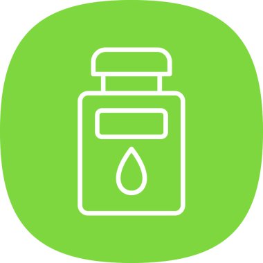 şişe simgesi, vektör illüstrasyonu