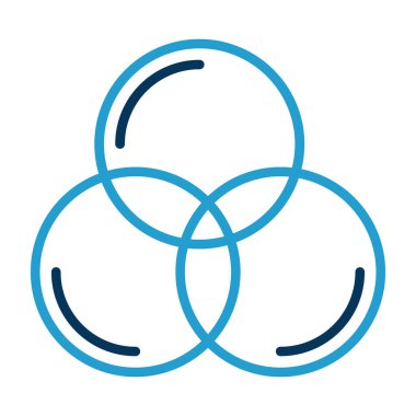 Modern simgenin vektör illüstrasyonu