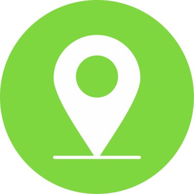 konum pin simgesi vektör illüstrasyonu 