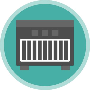 Modern oto tamir simgesinin vektör illüstrasyonu