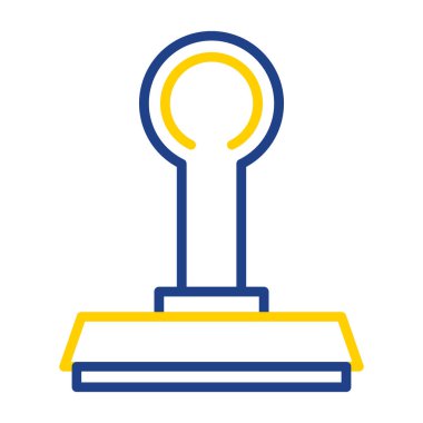 Damga web simge vektör çizim