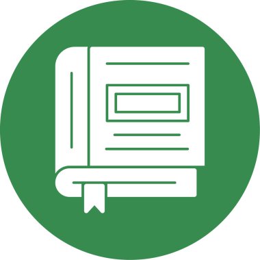 Kitap simgesinin vektör illüstrasyonu 