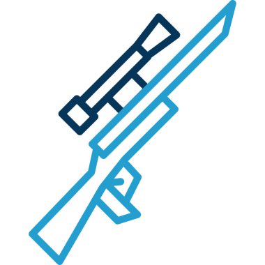 Silah. Web simgesi basit illüstrasyon