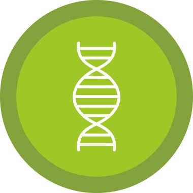 dna. Web simgesi basit illüstrasyon 