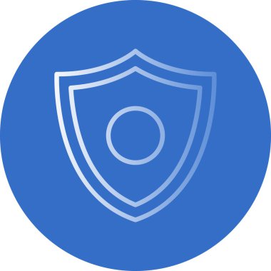 kalkan simgesi, vektör illüstrasyonu basit tasarım