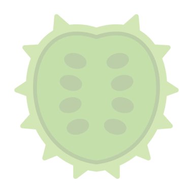 İzole edilmiş renkli koronavirüs kabuğu - 19