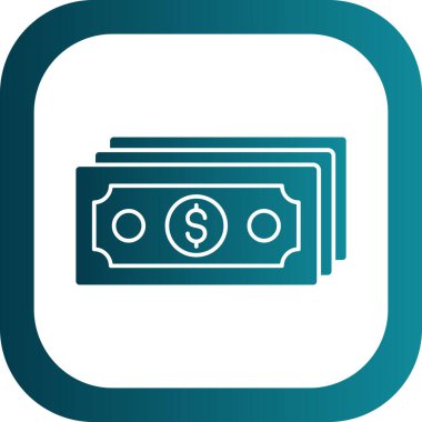  Dolar simgesi vektör illüstrasyon tasarımı