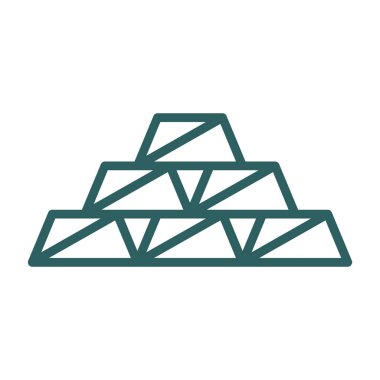 piramit simgesi vektör çizimi