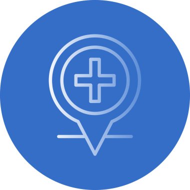 pin konumu simgesi, vektör illüstrasyonu