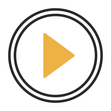 Oynatma düğmesi vektör çizimi