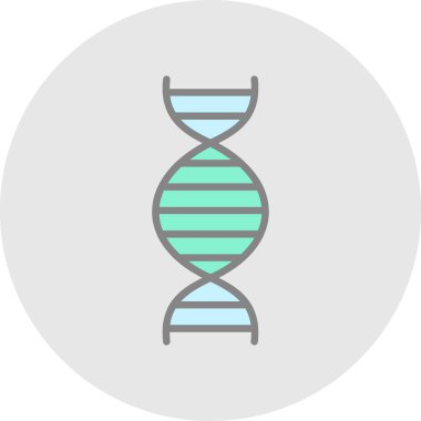 dna. Web simgesi basit illüstrasyon 