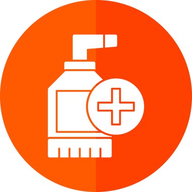sanitizer bottle vector icon