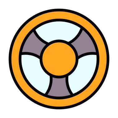 Direksiyon ikonu. vektör illüstrasyonu                  