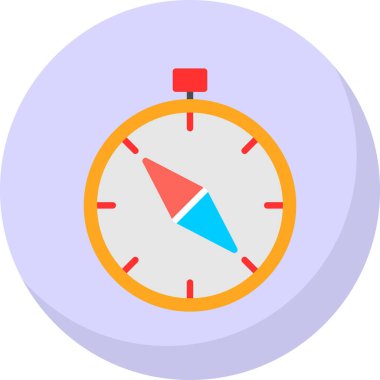 vector illustration of Compass modern icon            