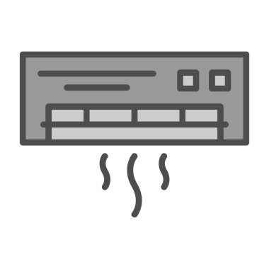 Modern klima simgesinin vektör illüstrasyonu                                     