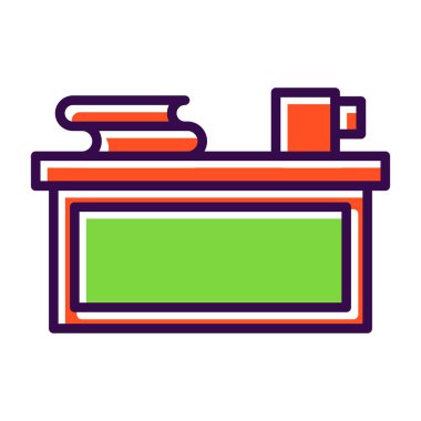 Modern yapı simgesinin vektör illüstrasyonu