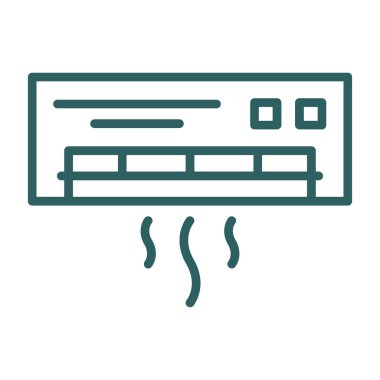 Modern klima simgesinin vektör illüstrasyonu                                     