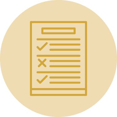 rapor web çizgisi simgesi, vektör illüstrasyonu 