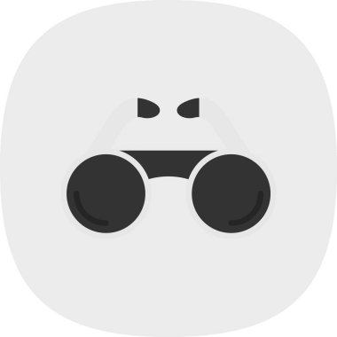 gözlük simgesi, vektör illüstrasyonu 