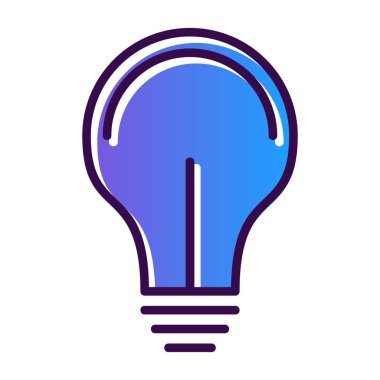 ampul izole edilmiş simge tasarımı, vektör illüstrasyonu 