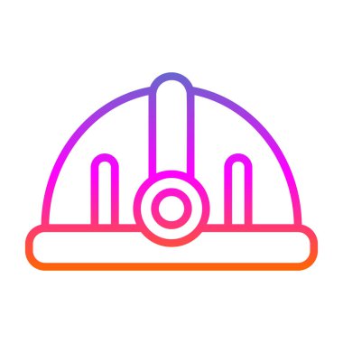 Meşale başlığı ikon vektör çizimi