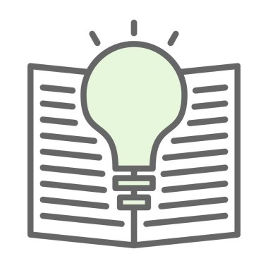 Işık simgesine sahip ampul, vektör illüstrasyon tasarımı