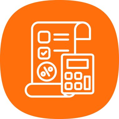 hesap makinesi simgesi vektör illüstrasyonu