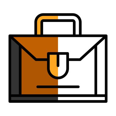 Çanta. Web simgesi basit tasarım