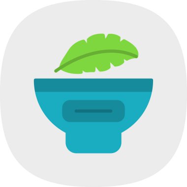 pot vektör dairesi düz simgesi