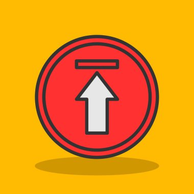 gönderme satırı simgesi, vektör illüstrasyonu