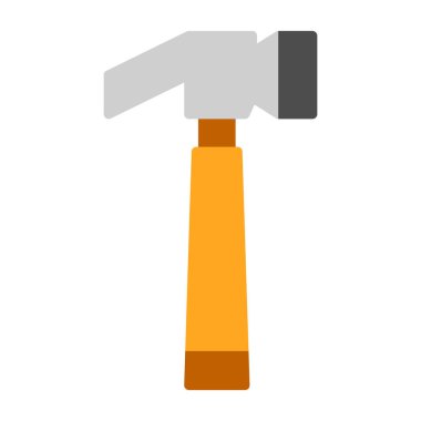 Çekiç sembolü vektör illüstrasyonu                                            