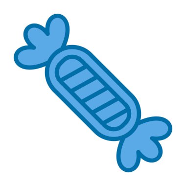 Şeker ikonunun vektör illüstrasyonu  