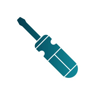 tornavida aracı simge vektör illüstrasyon tasarımı