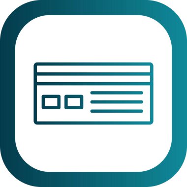 Kredi kartı vektör illüstrasyonu 