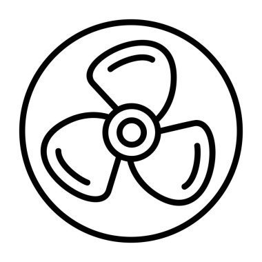 Bir çiçek simgesinin vektör illüstrasyonu