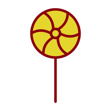 Lolipop modern simgesinin vektör çizimi          