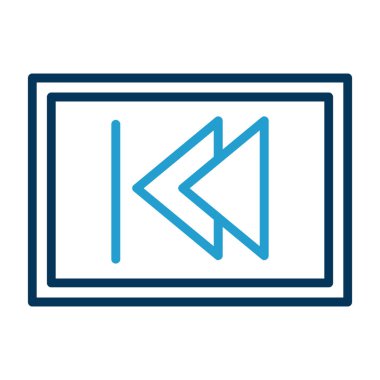 Geri dön, oku geri götür, sol vektör simgesi. Geriye, önceki düğme 