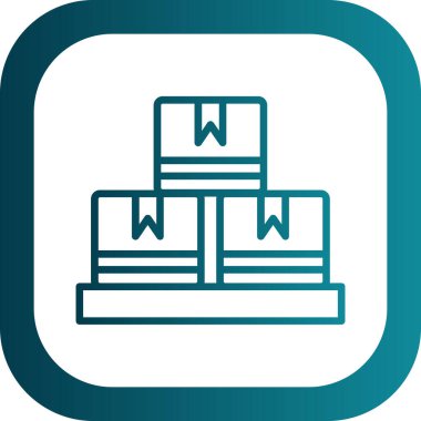 Bir web simgesinin vektör illüstrasyonu.