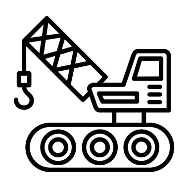 Endüstriyel vinç simgesi, özet biçimi