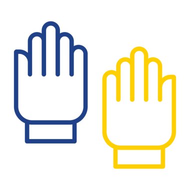 Jest simgesi tasarımı olan eller