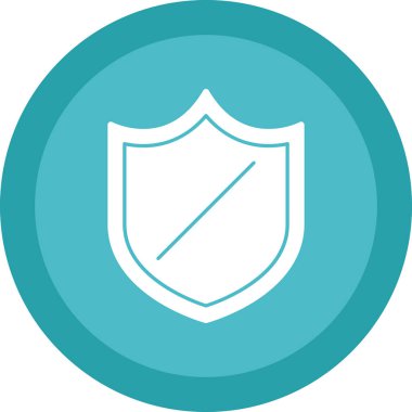 kalkan simgesi, vektör illüstrasyonu basit tasarım