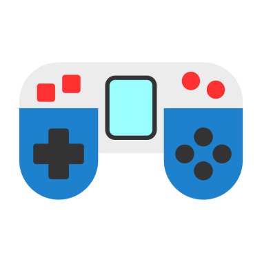 Gamepad Konsol vektör illüstrasyonu