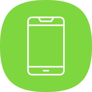 Akıllı telefon simgesinin vektör illüstrasyonu 