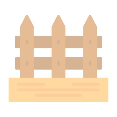 Çit. Web basit illüstrasyonu