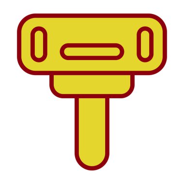 Yapı aracı simgesi, vektör illüstrasyon tasarımı