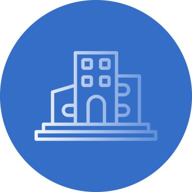 modern yapı web simgesi, vektör illüstrasyonu