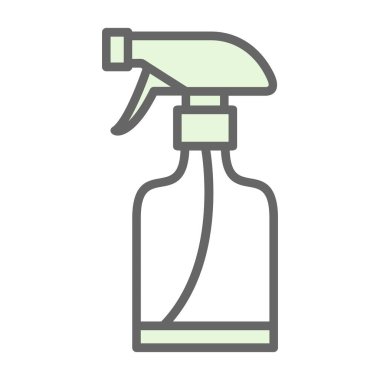 sprey şişe kutsal kişilerin resmi, vektör çizim