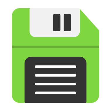 Dosya klasör düz vektör simgesi