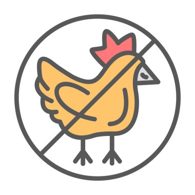 tavuk vektör simgesi kolayca değiştirebilir ya da düzenleyebilir
