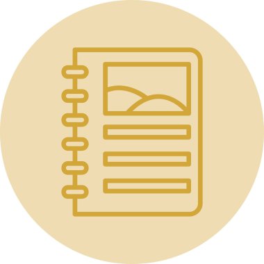 Vektör belgesi Simge illüstrasyonu